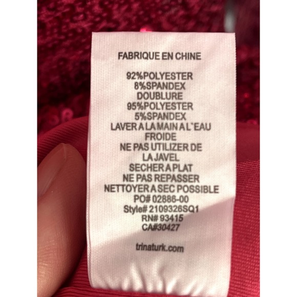 NWT Trina Turk Over The Moon sequin minidress, size XL - Picture 6 of 8